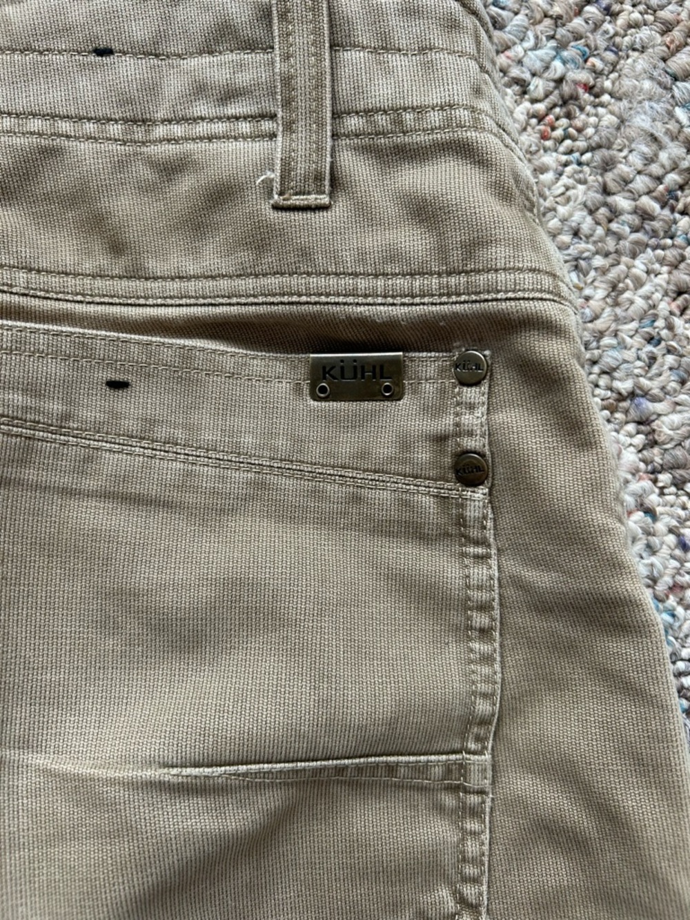 Kühl Gunslinger Style Men’s Hiking Pants Khaki Color 38x34 - Picture 5 of 8